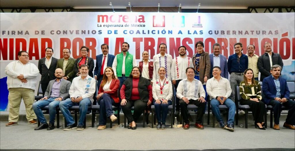 Vamos Por Todo En El La Alianza Morena Pt Pvem Firma Convenios