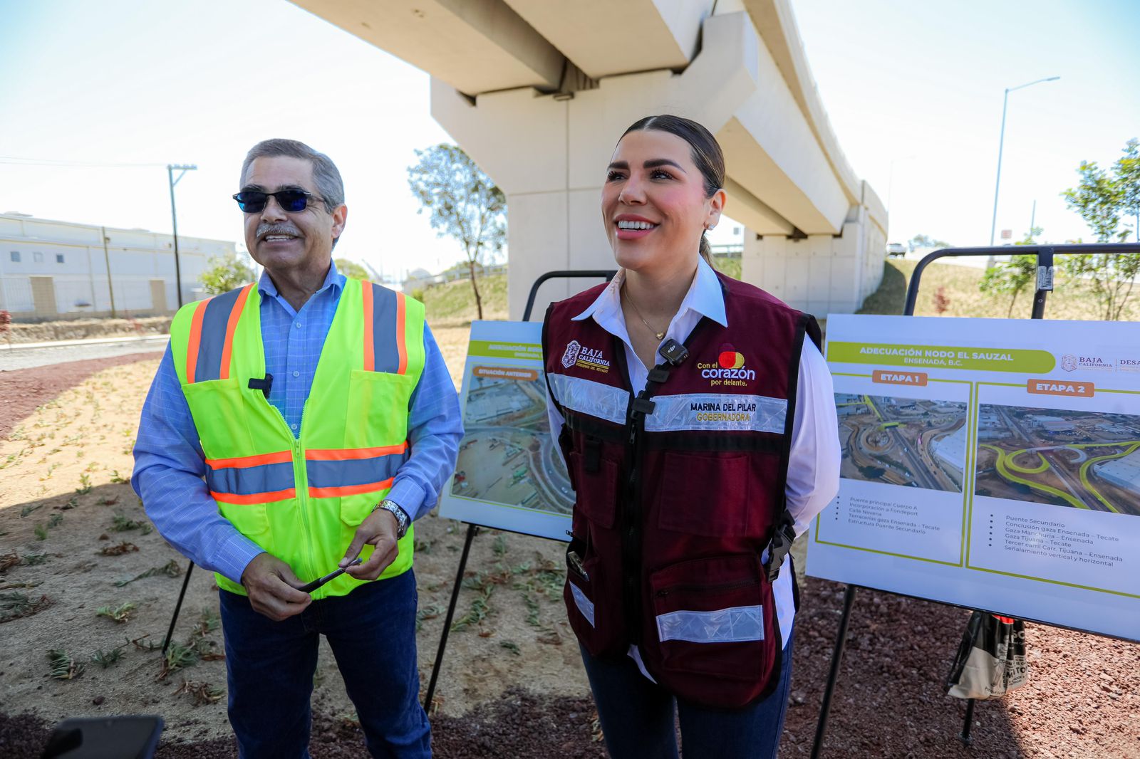 Marina Del Pilar Inaugura Nodo Vial El Sauzal Impulso A La